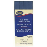 Bias Tape Single Fold Stone Blue